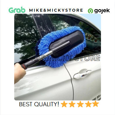 LAP CUCI MOBIL DEBU/KEMOCENG MICROFIBER BISA DIPANJANGKAN-CENDOL LEBAR
