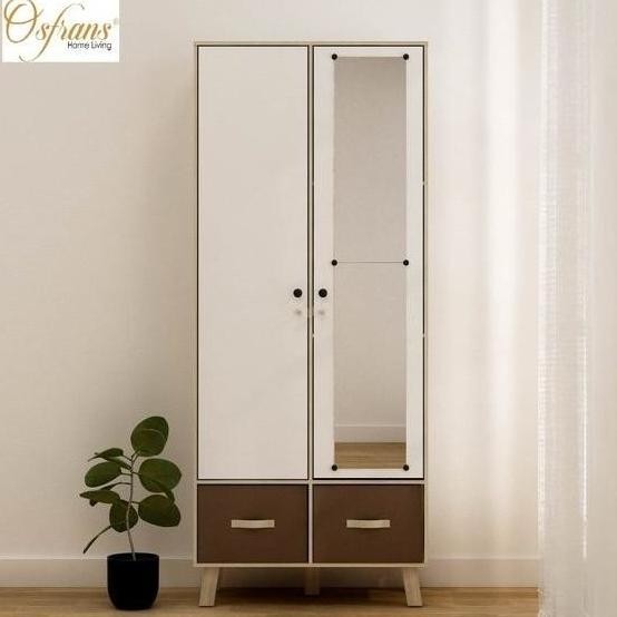 Lemari Pakaian 2 Pintu Cermin Arnor Wd2 Harga Pabrik Xatulxa