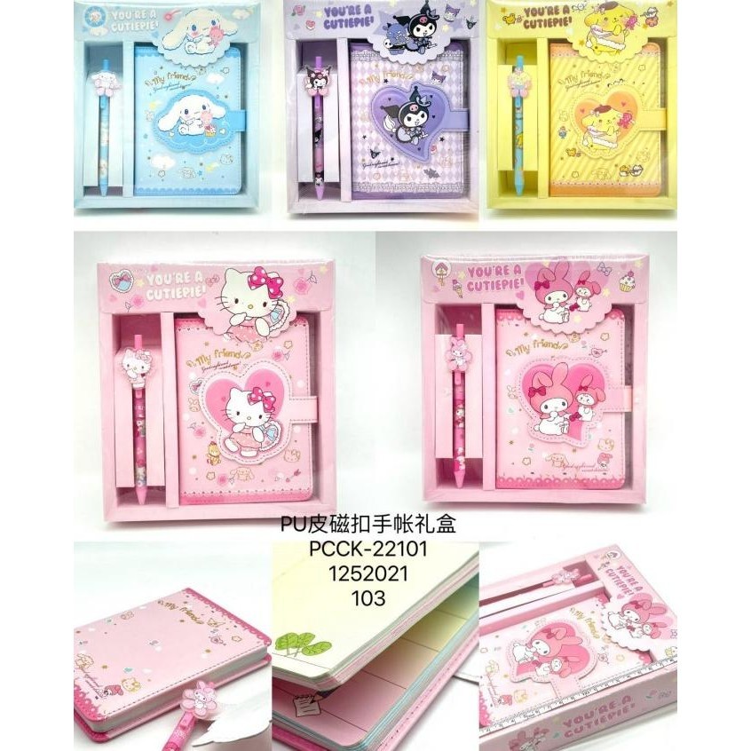 

Kualitas Terjamin 2In1 Set Notebook Sanrio Magnet Buku Diary Notes Jurnal Journal