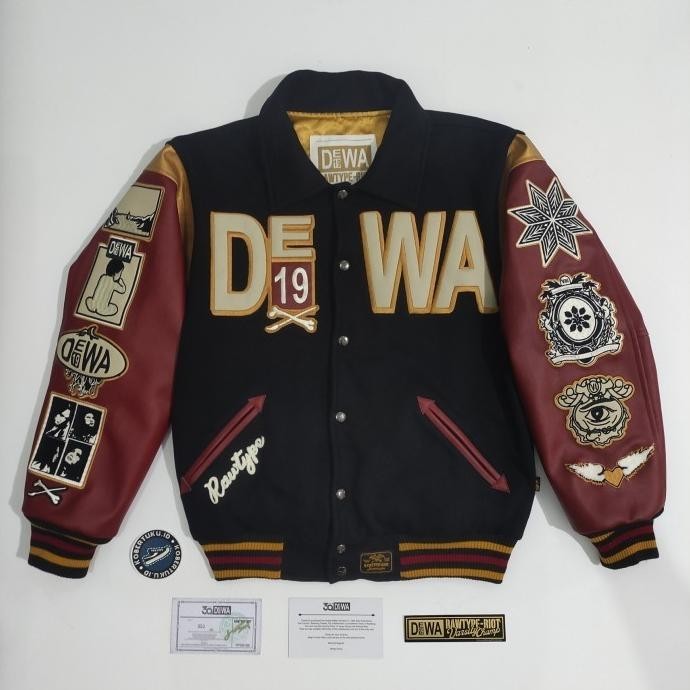 Jacket Varsity Champ Rawtype Riot X Dewa19 Rawtyperiot - Xl Xavionxa