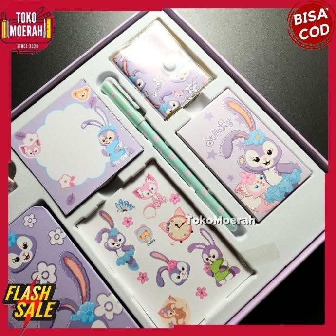 

Kualitas No1 Jurnal 7 In 1 Duffy Rabbit Paket Alat Tulis Jurnal 7 In 1 Buku Diary