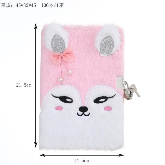 

Ready Notebook Buku Gembok Karakter Unicorn, Fox, Rabbit Diary Import