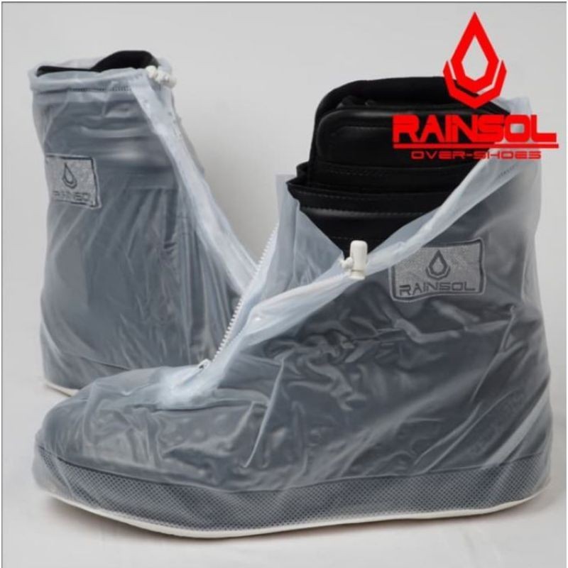 rainsol overshoes jas hujan sepatu rainsol cover sepatu