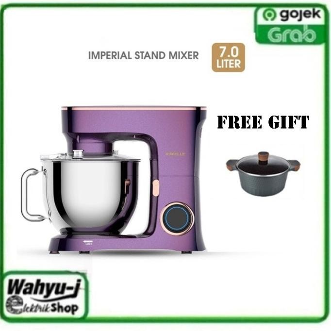 Ravelle Stand Mixer 7L Imperial Electric Mixer - Mystique Velvet Xatelcu