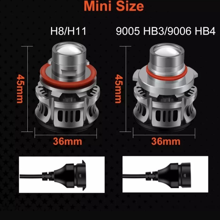 Led Laser Foglamp Headlamp H11 H8 H16 Super Terang