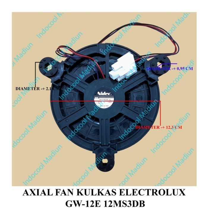 (@) Kipas Pendingin/Cooling Fan/Axial Fan Kulkas Electrolux