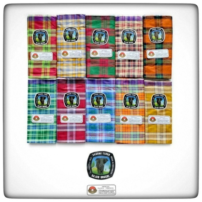 COD Sarung Tenun GAJAH UNGGUL Sarung Muslim Sarung Gajah Unggul