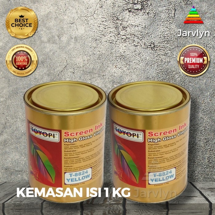 

Tinta Sablon Pvc Vinyl Kulit Toyopi Basis Minyak Solvent Base Oilbase