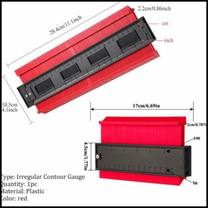 

Penggaris Keramik Duplikat Kontur 10 Inch Alat Ukur Multifungsi