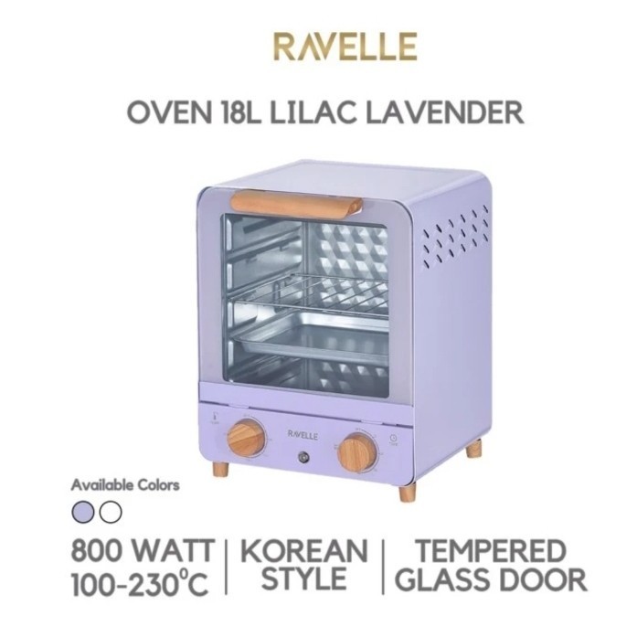 Oven Listrik Low Watt - Ravelle Cubic Oven Listrik Toaster 18 L