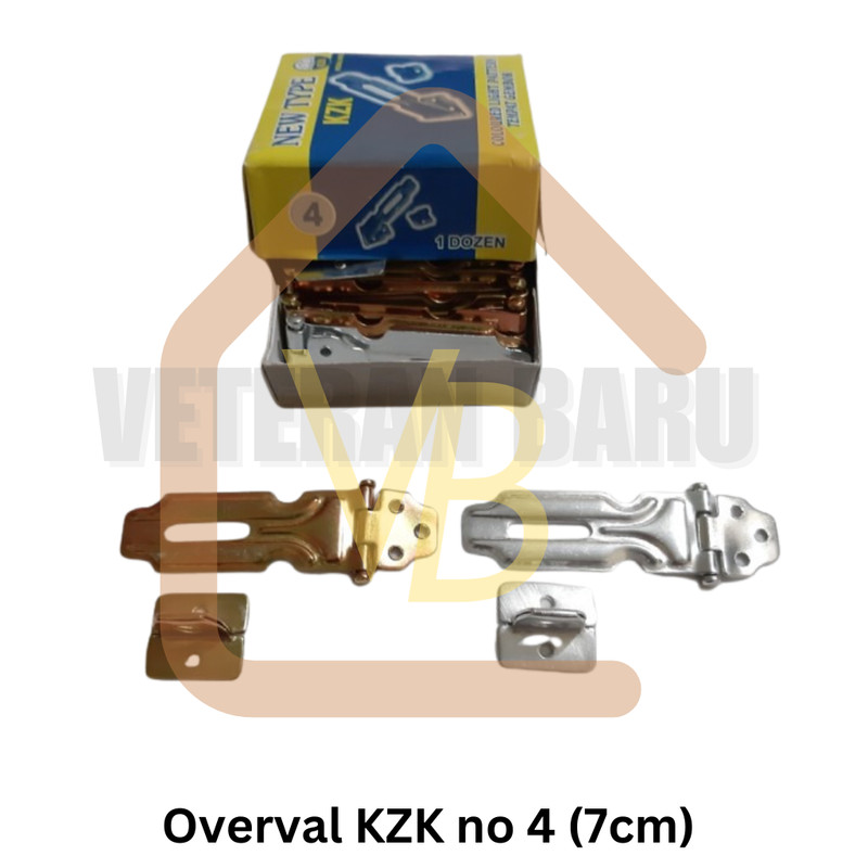 Overval Warna 7cm KZK No 4 - Overpal tempat cantolan gembok