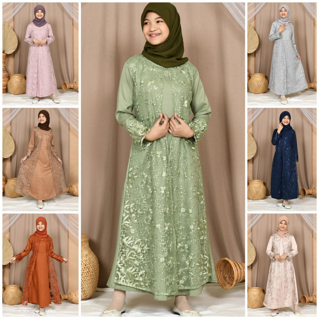 Baju Muslim Wanita Terbaru 2024 Games Dewasa Gaun Wedding Lebaranl2024 Remaja Games2023 Cewek Pakaia