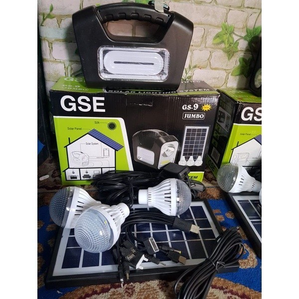GSE paket solar cell cel solar panel lampu lampu solar