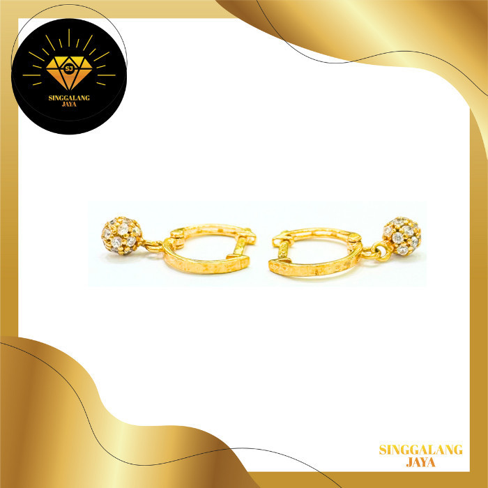 ANTING EMAS - ANTING WANITA EMAS ASLI