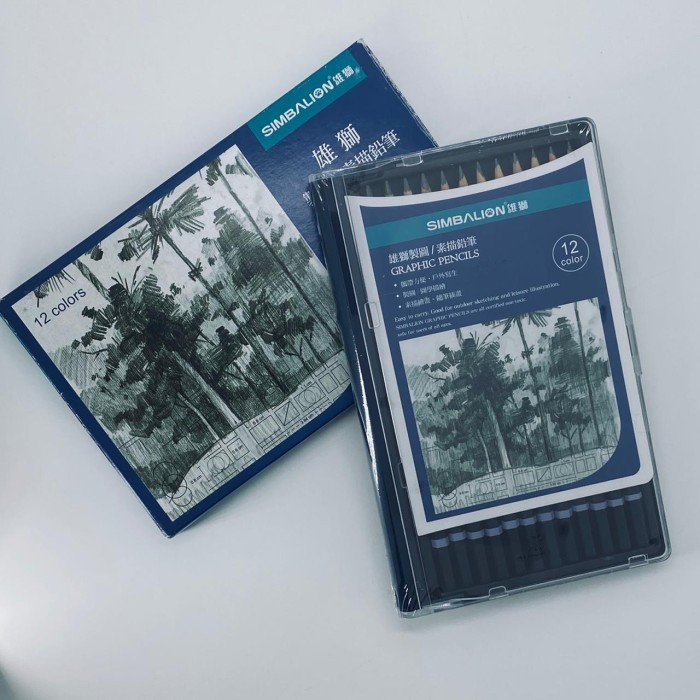 

Cantik Pensil Sketsa / Graphic Pencils Simbalion Set Murah