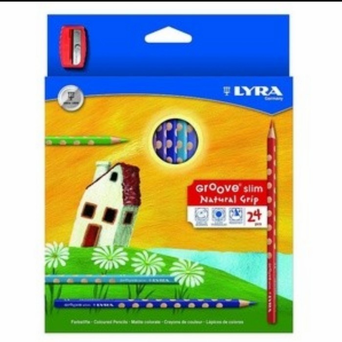 

Jual Pensil Warna Lyra Groove Slim Natural Grip Set 24 Pcs Free Peraut Trendi