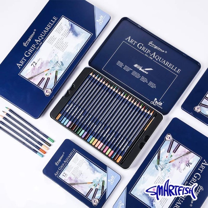 

Aman Smartfish Oil Pensil Warna Dengan Kualitas Tinggi 12/48/72 Watercolor Trendi