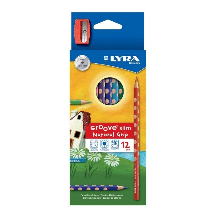 

Gilaa!!! Lyra Groove Slim Colour Pencil 12 Cols Bergaransi