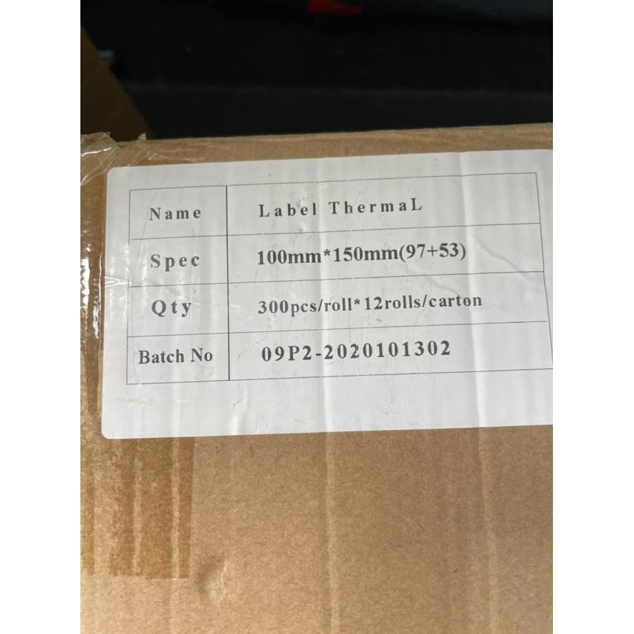 

DISKON LABEL BARCODE 100 X 150 MM KERTAS STICKER DIRECT THERMAL 100X150 300PC