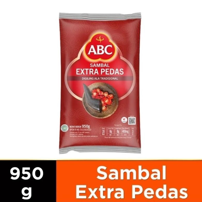 

SALE PRODUK ABC saos Sambal Extra Pedas 950 gr 1kg TERLARIS