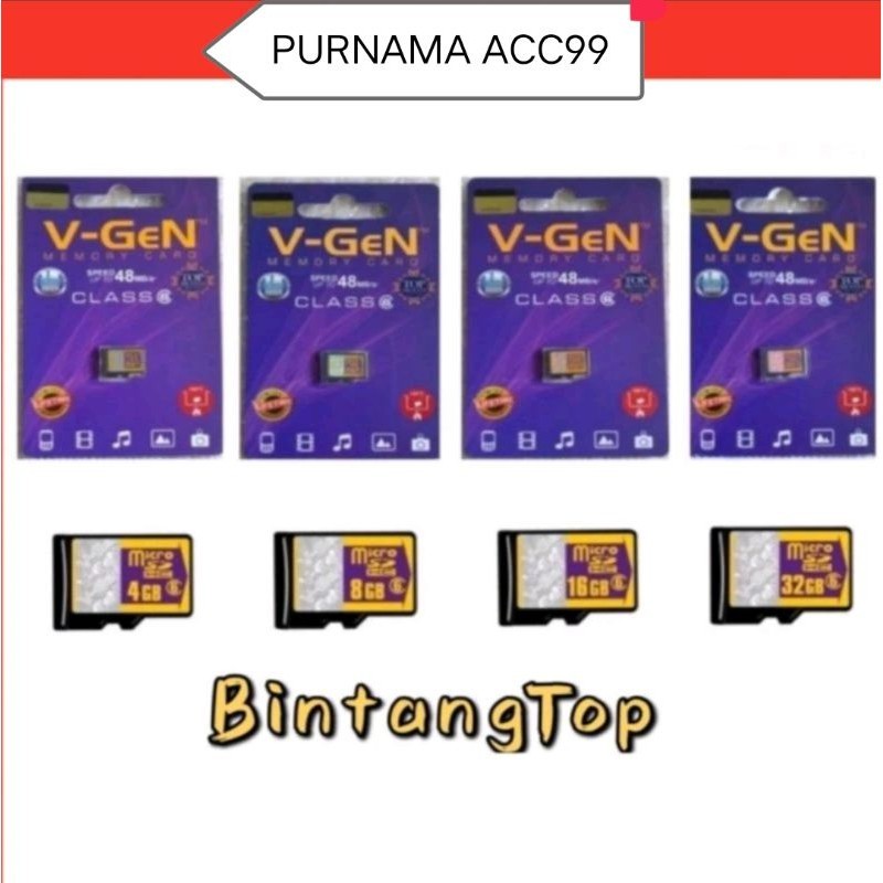 KARTU SD/ KARTU MEMORIY HP V-GEN  BARANG BAGUSS ORINAL 99%D JAMIN
