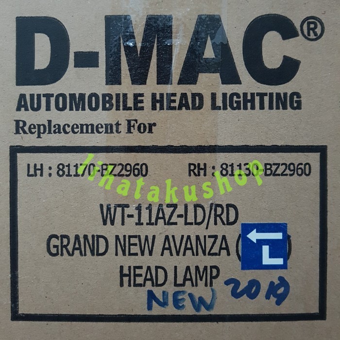 Lampu Depan Head Lamp Grand New Avanza Xenia 2019 2020 2021
