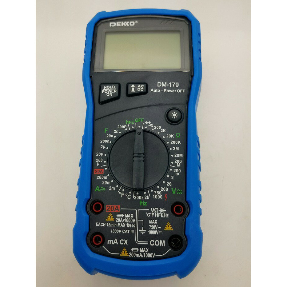 Dekko Dm-179 Digital Multimeter Dekko Dm179 Multitester Dekko Dm179