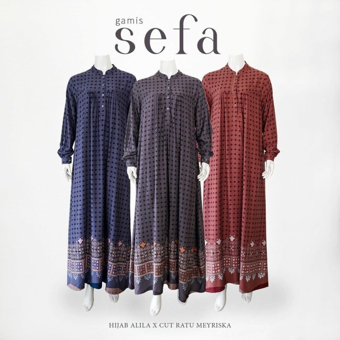 Hijab Alila X Cut Meyriska - Gamis Sefa