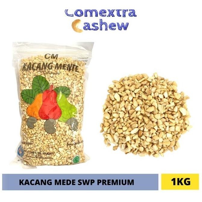 

Kacang Mede Mentah Pecah Swp Premium 1 Kg - Sulawesi Cashew Mete Berkualitas