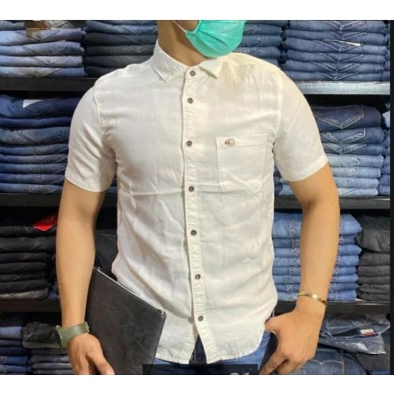[LOOK STYLISH] KEMEJA GUCCI PRIA ORIGINAL//KEMEJA PRIA POLOS // KEMEJA KASUAL PRIA // KEMEJA DISTRO