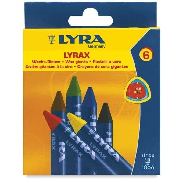 

Trendi Lyra Wax Giant Crayon 6 Colors Hot Sale