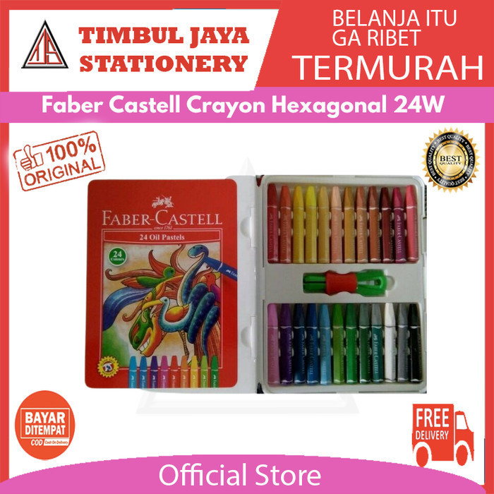 

Promo Crayon Faber Castell Hexagonal 24 Warna Hot Sale