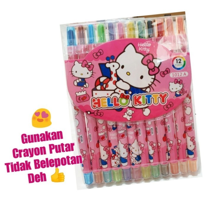 

Unik Krayon / Crayon Putar Panjang Karakter Murah 12 Warna * Gilaa!!!