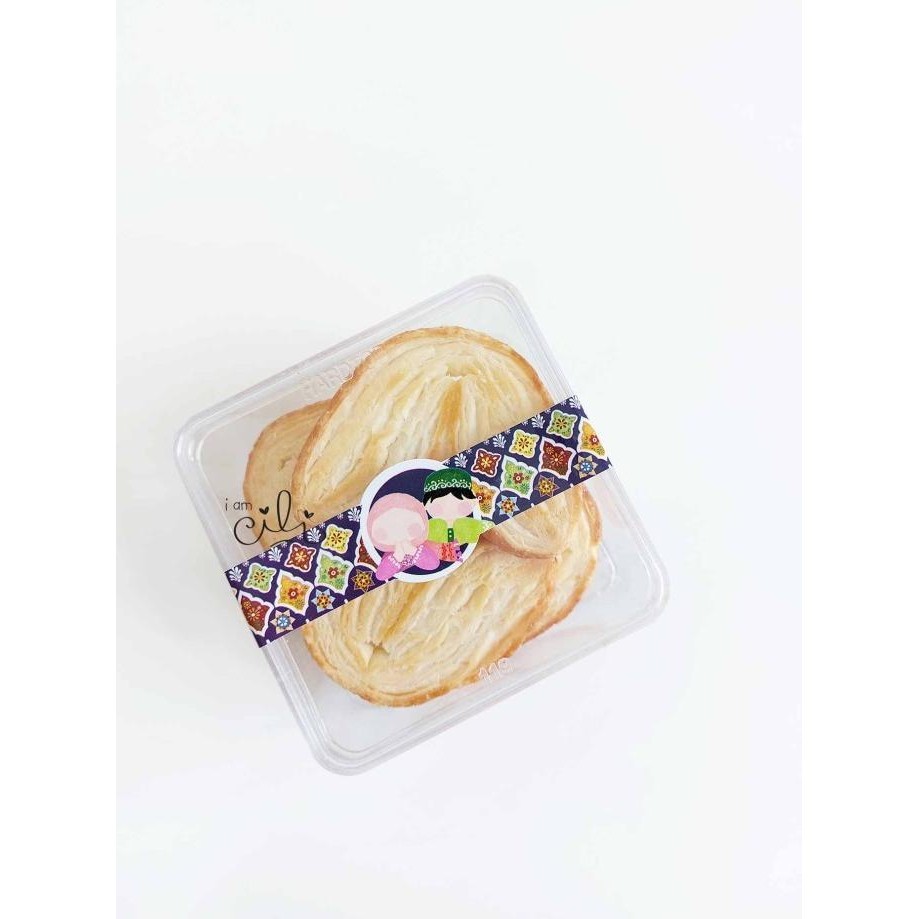 

\\\\\] (SIF105) STIKER toples kue lebaran BATIK LINGKAR ISI 35 ( uk 2 x 22cm)