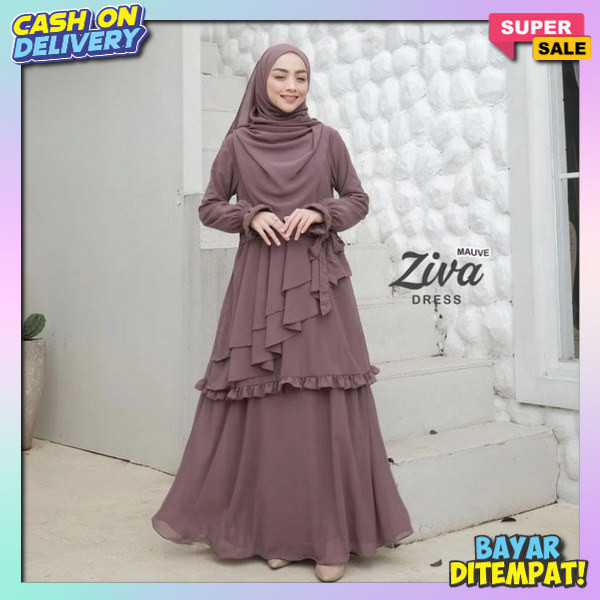 Hames Terbaru2024 Gmis Wnta Jumbo Drees Muslim Lebaran 2024 Mewah Elegant Pakaian Dres Pesta Kondang