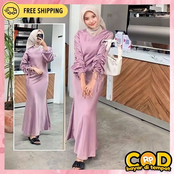 Drees Kondangan Dewasa Import Muslimah Terbaru2024 Gamus Remaja Elegan Dris Muslimah Gamis Wnta Leba