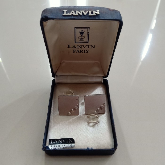 Cufflink Manset Kancing Kemeja Lanvin Cufflinks Jas French Cuff Lanvin