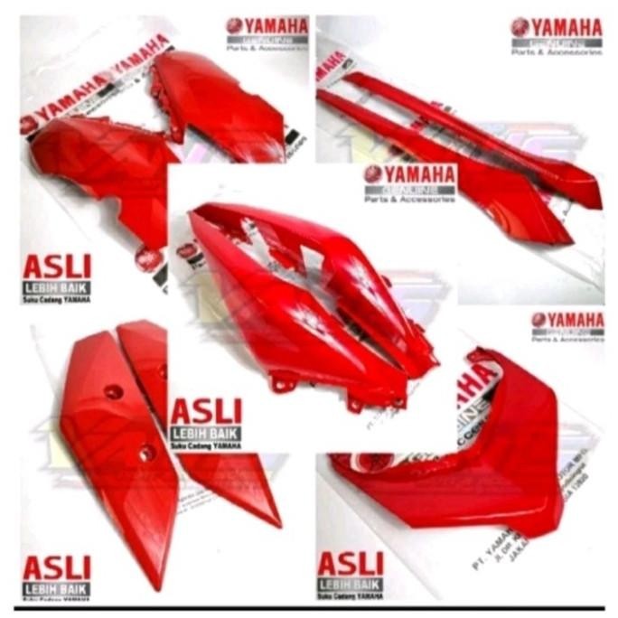 BODY XMAX FULL SET BODY HALUS XMAX 250 MERAH GLOSSY ORIGINAL YAMAHA