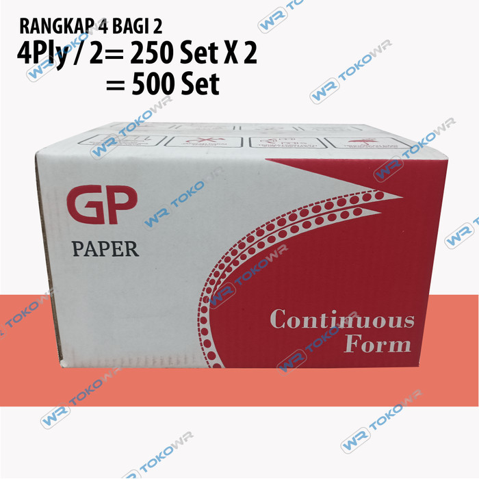 

Kertas Continuous Form Rangkap 4 Bagi 2