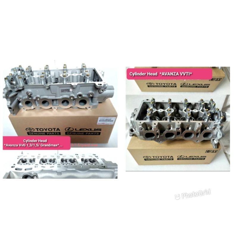 CYLINDER HEAD ONLY SILINDER HEAD DEKSEL AVANZA VVTI 1.3 1.5 GRAND MAX (11101-B9320)