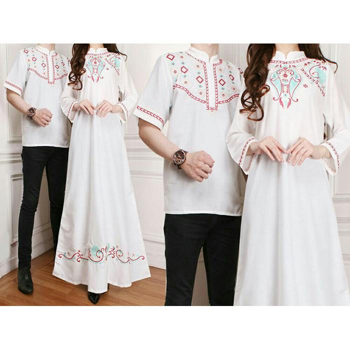 Termurah Couple Gamis Lebaran 2O23 | Couple Lebaran Terbaru 2023 | Couple Hagia | Couple Gamis Terba