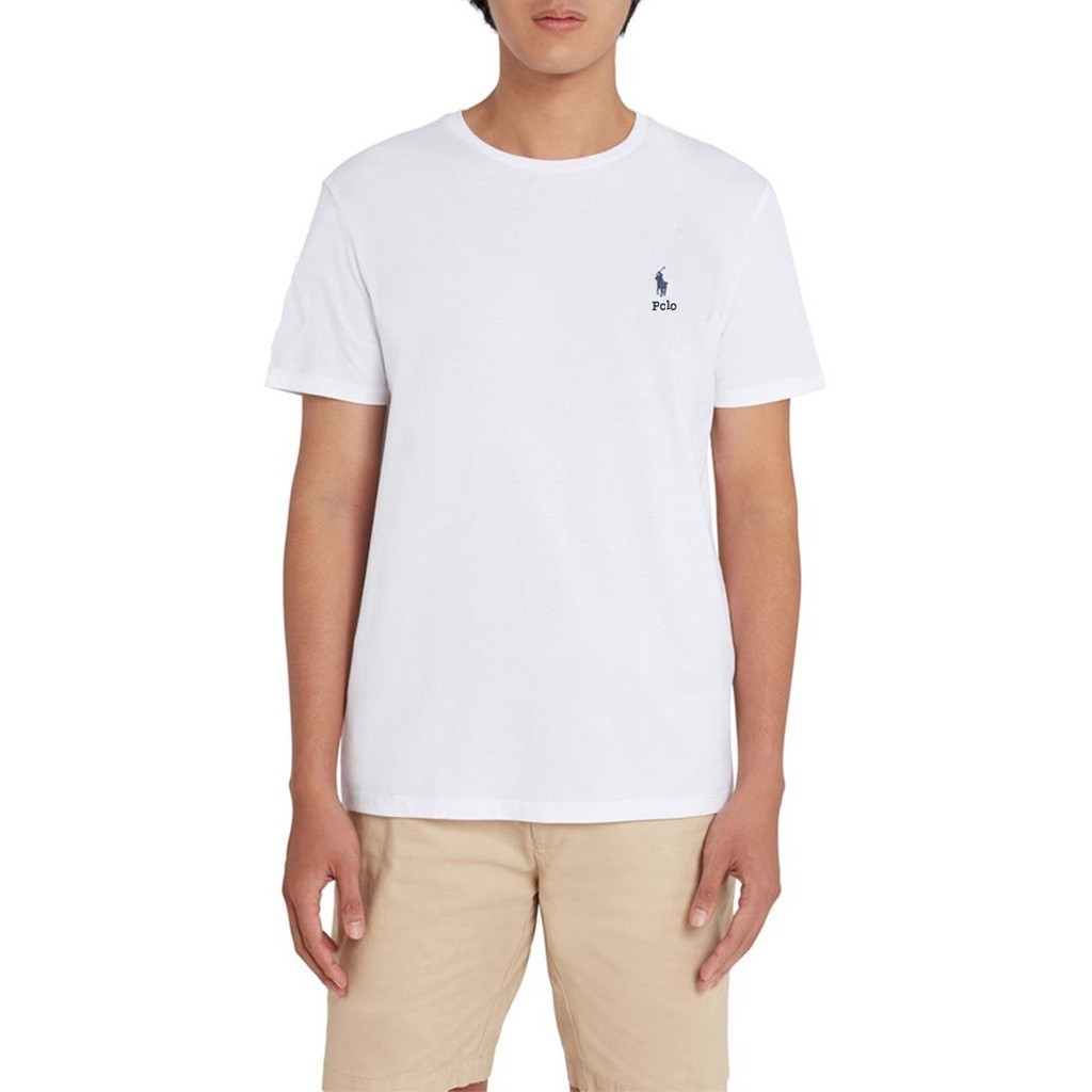 [HIGH QUALITY COLLECTIONS] POLO SPORT - 70.0013.25 Jersey Crewneck T-Shirt Mens - White