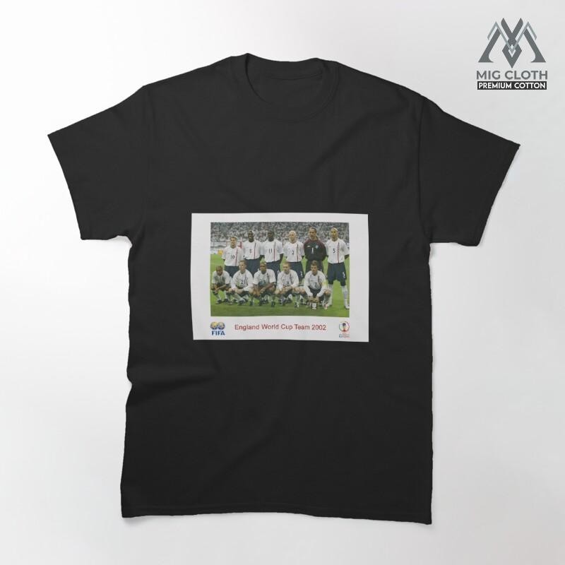 Baju Kaos England World Cup Team 2002
