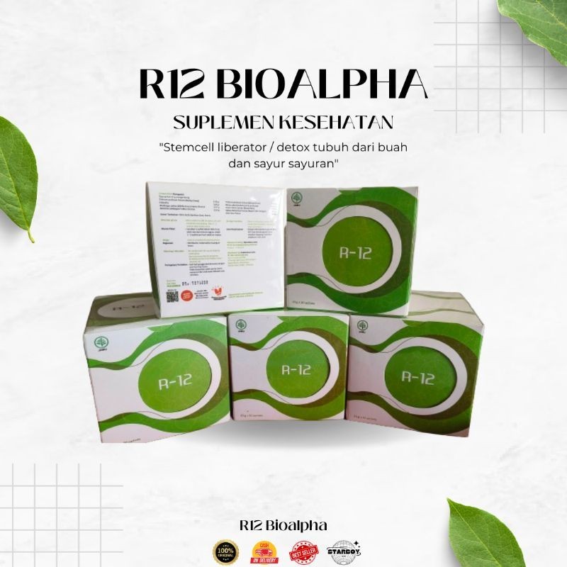 JUAL R12 BIOALPHA 10 saset | Stemcell Liberator R12 RNW Bioalpha Health / BIOALPHA / RNW