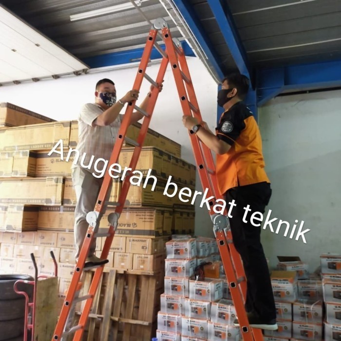 TANGGA LIPAT 4 MULTIFUNGSI 6.9 METER TANGGA ALUMUNIUM