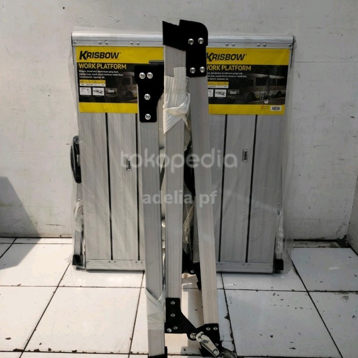 TANGGA STEGER KRISBOW TANGGA PLATFORM LIPAT PORTABEL 80 CM