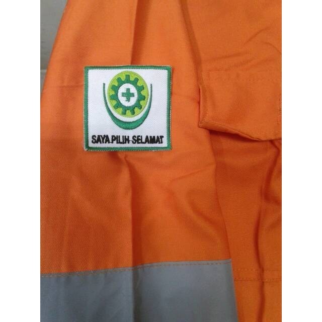 BAJU SAFETY/BAJU KERJA/BAJU PROYEK/SERAGAM/LOGO SAFETY