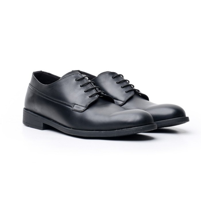Sepatu Kerja Pantofel Pria Portee Goods Derby Hitam