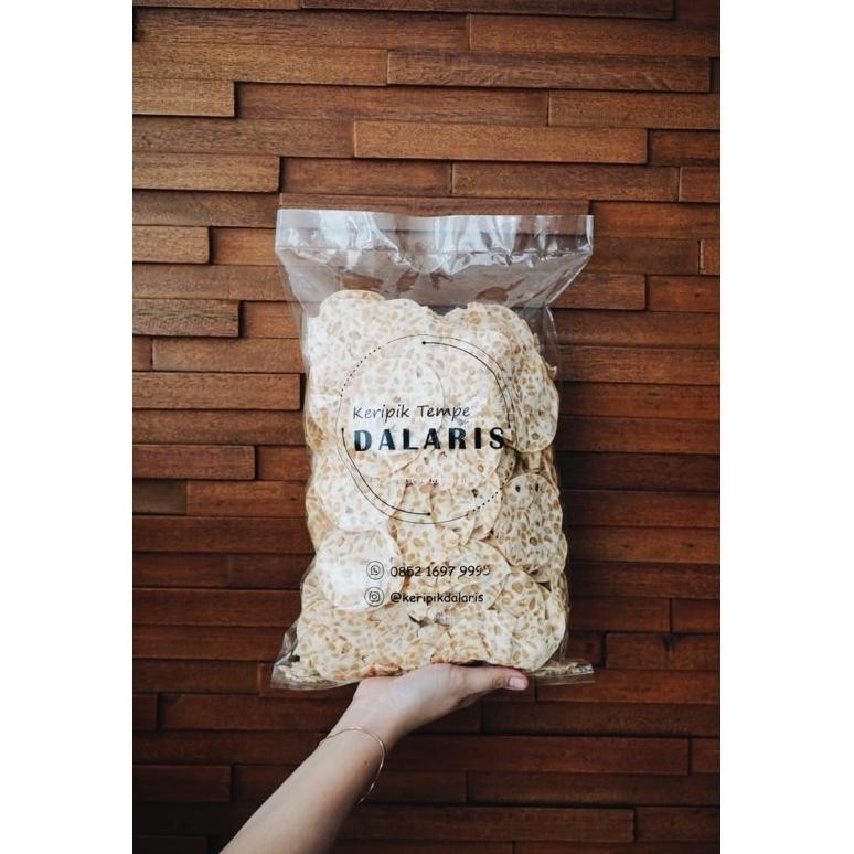 

CR - Keripik Tempe Dalaris 2pcs @500gr Cemilan Enak Kerupuk Tempeh TERLARIS