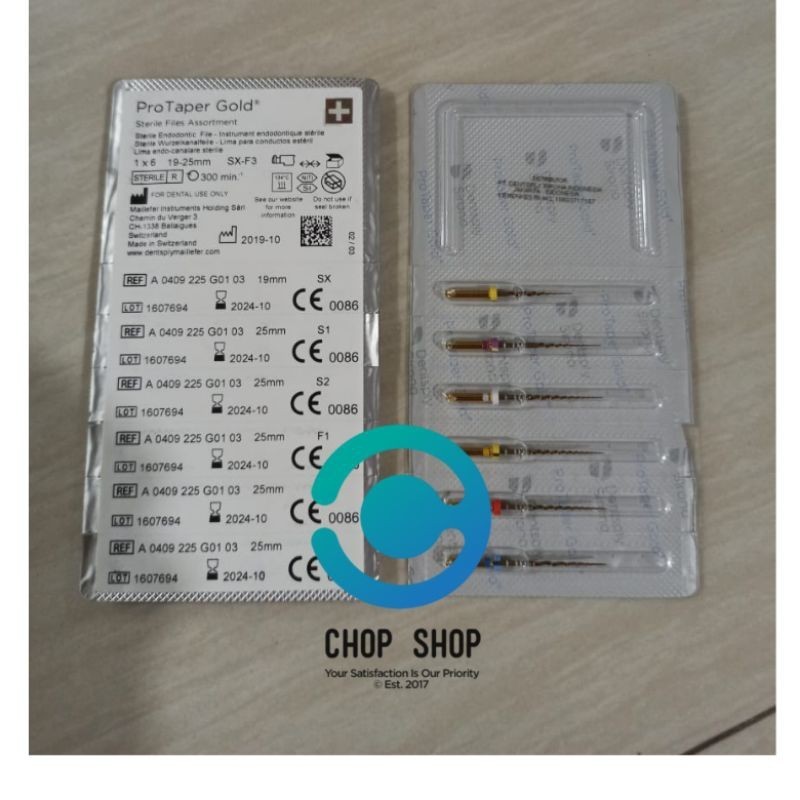 ORIGINAL Denstply Protaper Gold Rotary File Endomotor Protaper
